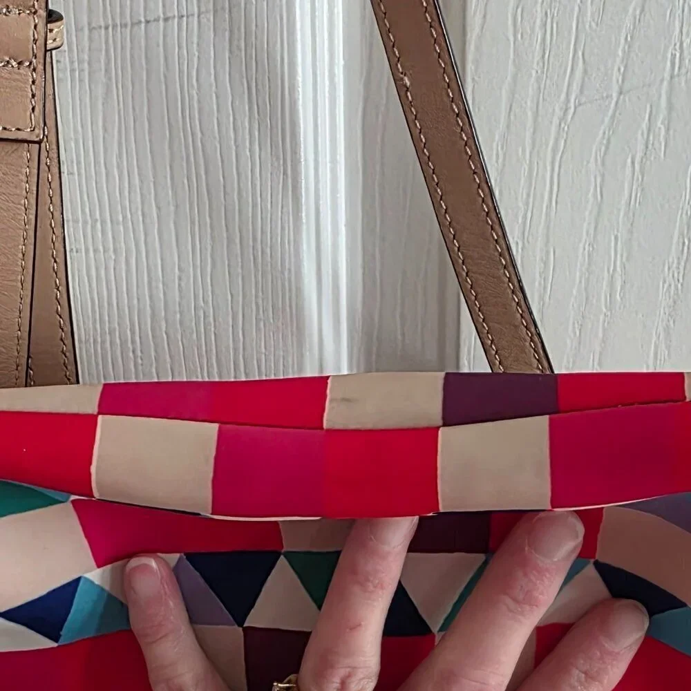Kate Spade Colorful Pueblo Tile Geometric Crossbody Purse